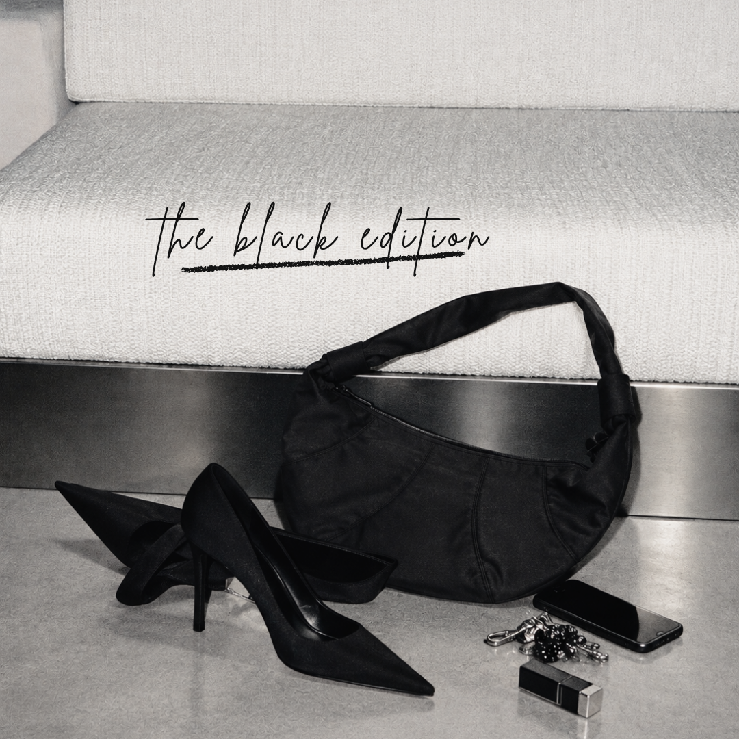 the black edition 極黑系列 | horn bag 防盜防潑水 牛角麵包