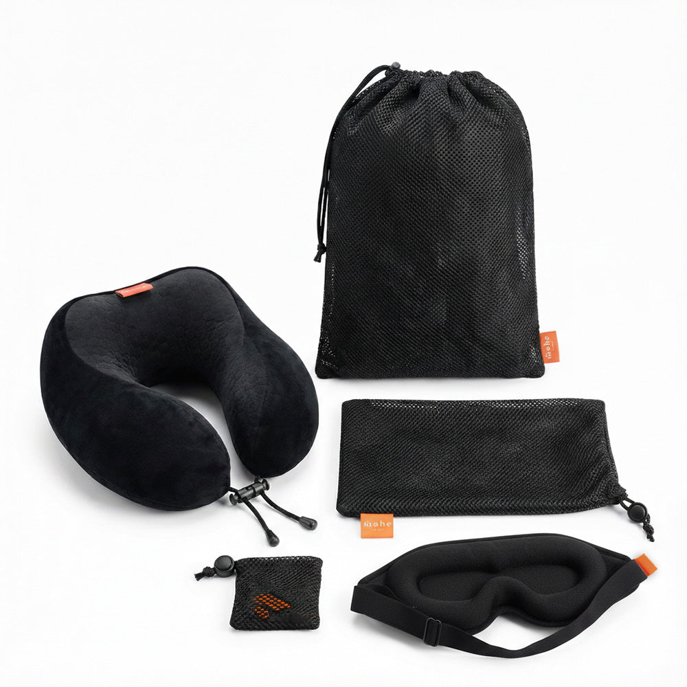 dora 大口袋有序透氣記憶棉頸枕