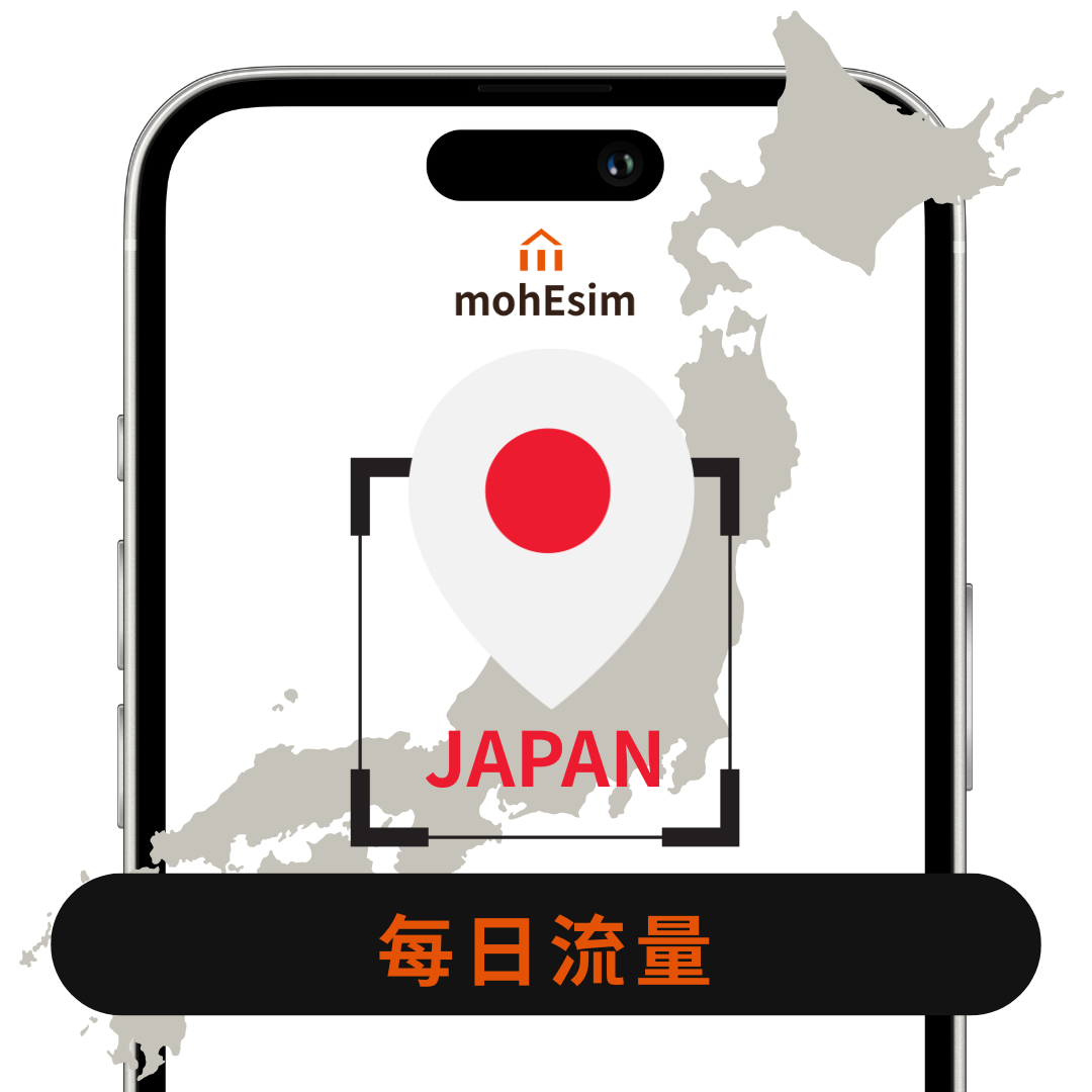 【日本 eSIM】mohEsim 5g暢遊卡 ｜30天未用可退｜飆高速｜三大電信覆蓋｜高速上網免換卡