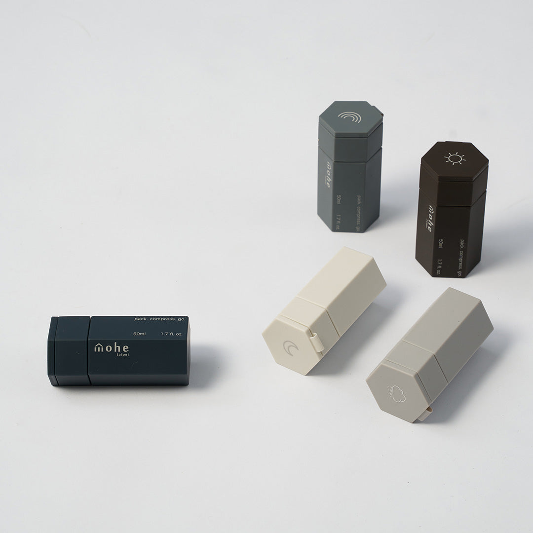 nanotube 六角矽膠旅行分裝瓶(五件組)