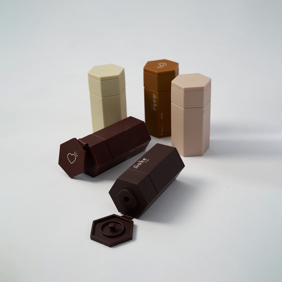 nanotube 六角矽膠旅行分裝瓶(五件組)